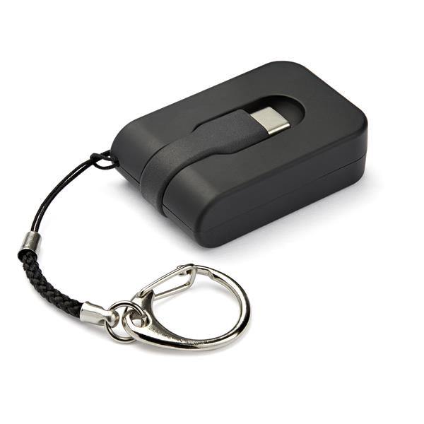 StarTech.com Compact USB C to Mini DisplayPort Adapter - 8K 60Hz/4K USB-C to mDP 1.4 Video Converter w/Keychain Ring - USB Type-C DP Alt Mode (HBR3 HDR DSC) to mDP Monitor - TB3 Compatible