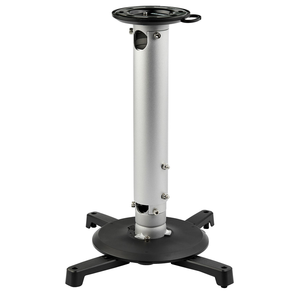 StarTech.com Universal Ceiling Projector Mount - Heavy Duty Height Adjustable/Extendable Pole Mount 5-22.7" from Ceiling - 33lb (15kg) - Tilt/Rotate - Hanging Projector Mount w/ Bracket - TAA