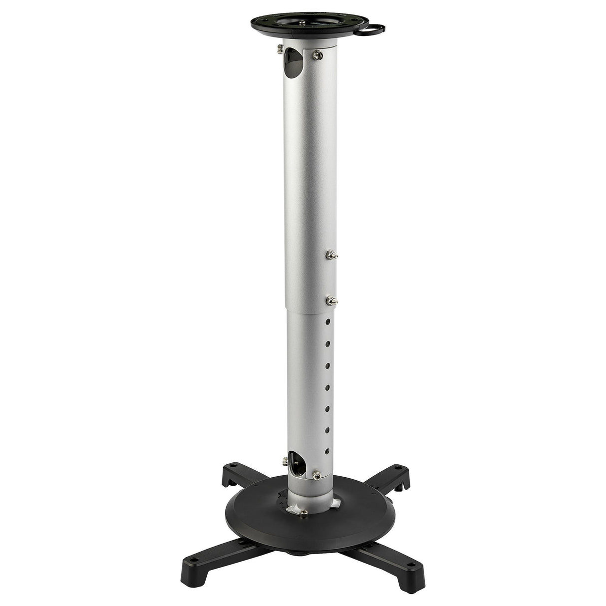 StarTech.com Universal Ceiling Projector Mount - Heavy Duty Height Adjustable/Extendable Pole Mount 5-22.7" from Ceiling - 33lb (15kg) - Tilt/Rotate - Hanging Projector Mount w/ Bracket - TAA