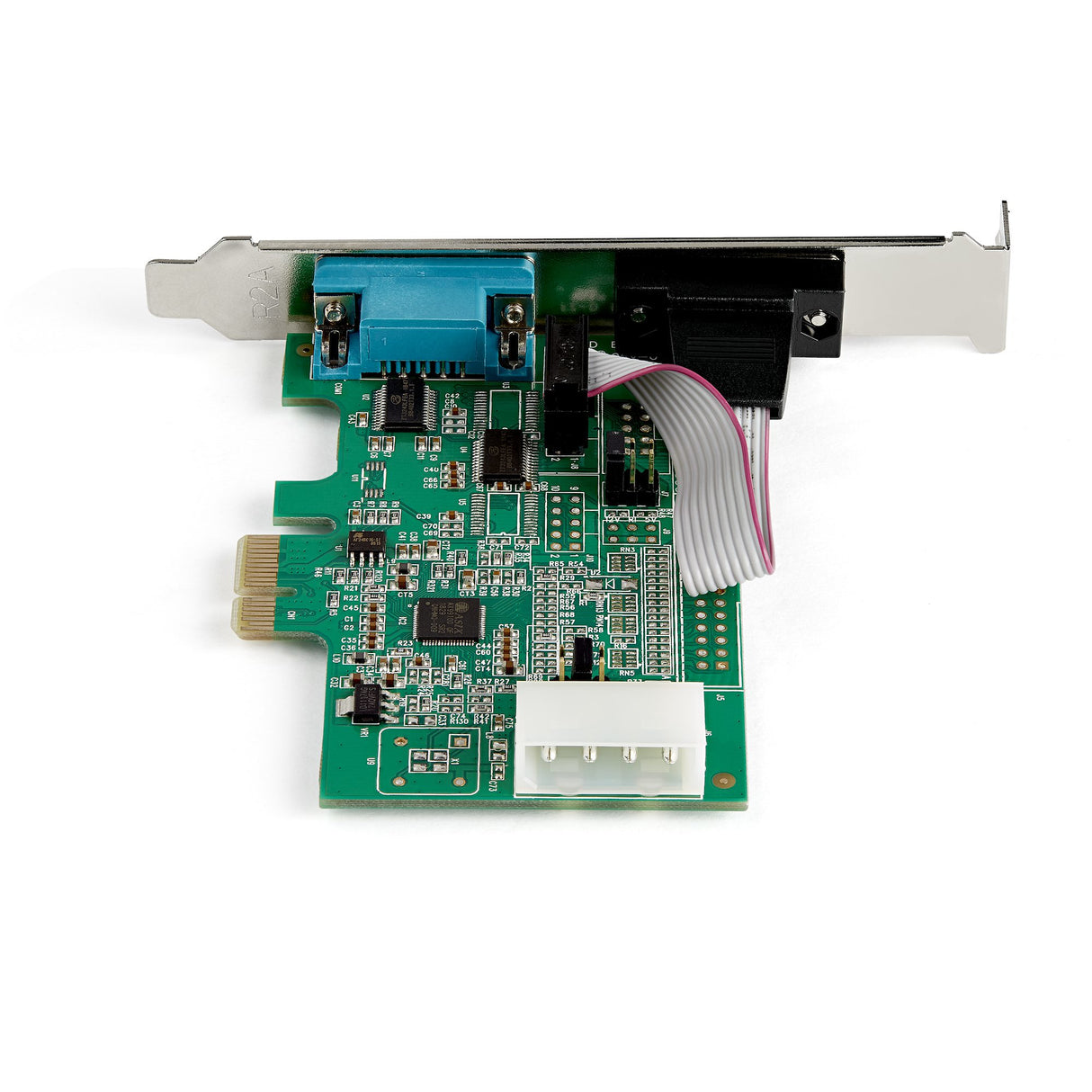 StarTech.com 2-port PCI Express RS232 Serial Adapter Card - PCIe RS232 Serial Host Controller Card - PCIe to Dual Serial DB9 Card - 16950 UART - Expansion Card - Windows & Linux - TAA