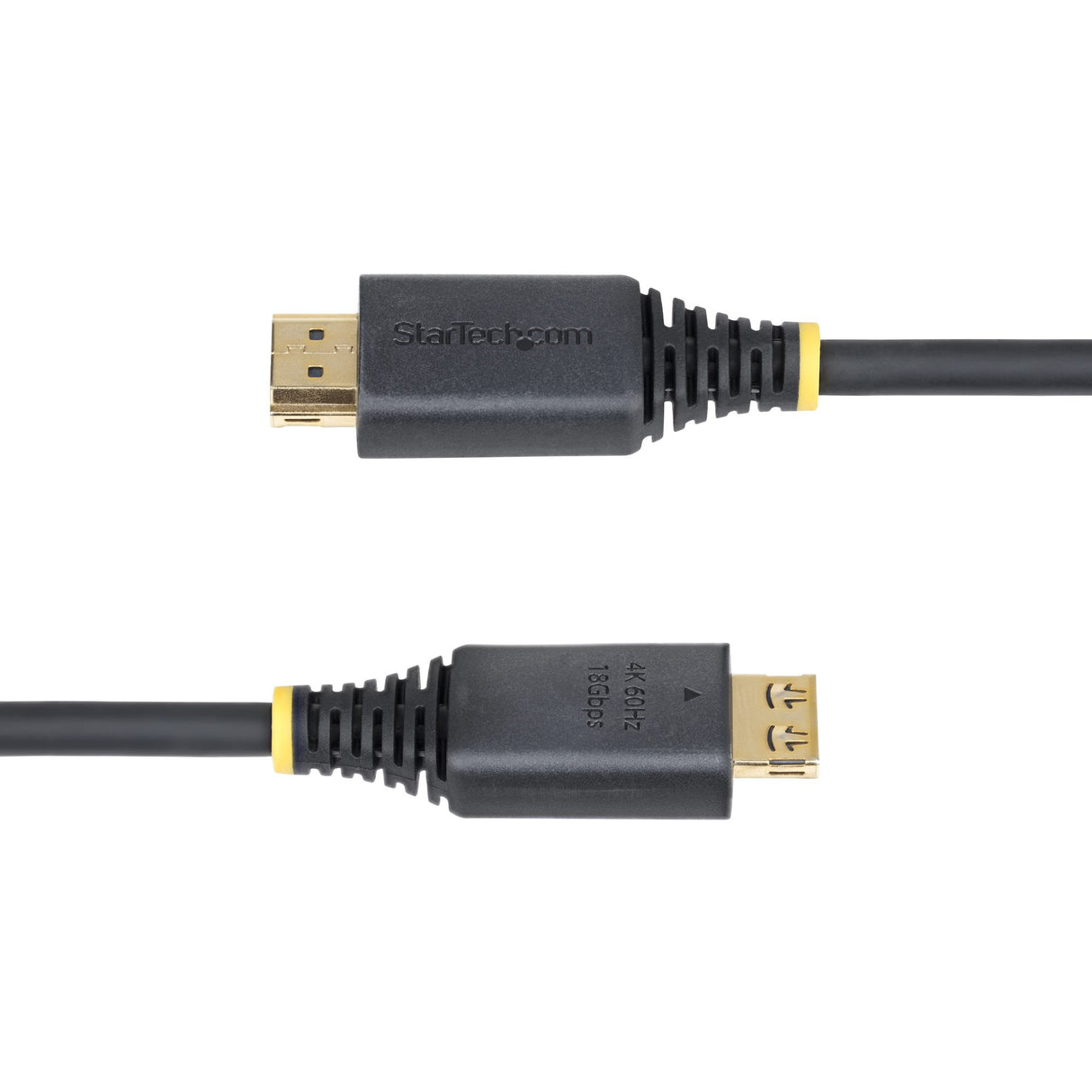 StarTech.com 8ft (2.4m) High Speed HDMI Cable with Gripping Connectors, 4K 60Hz/1440p 144Hz, HDR10/HDCP 2.2/ARC, 18Gbps, UHD HDMI 2.0 Cord for TV/Monitor/Display, TPE Jacket