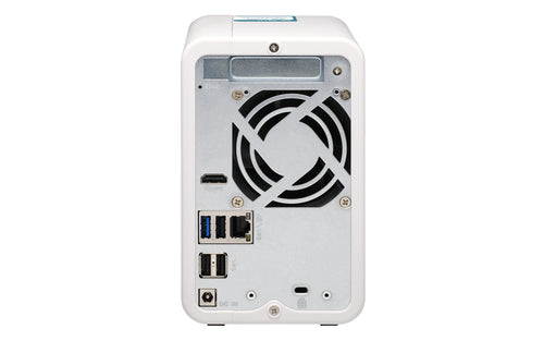 QNAP TS-251D NAS Tower Intel® Celeron® J4005 2 GB DDR4 0 TB QNAP Turbo System Blue, White