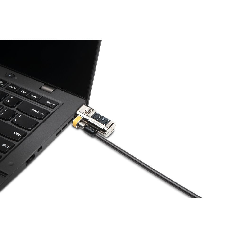 Kensington ClickSafe Combination Laptop Lock for Wedge-Shaped Security Slot cable lock Black 1.8 m