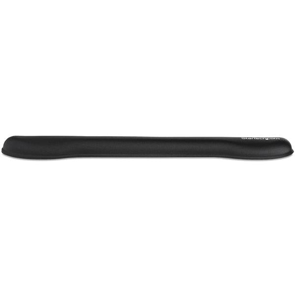 StarTech.com Foam Keyboard Wrist Rest for Ergonomic Typing Support - Padded Non-Slip Keyboard Cushion - Laptop or Desktop Computer Keyboard Wrist, Hand & Arm Rest - Soft Black Nylon Rest Pad - TAA