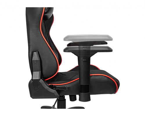 MSI MAG CH120X Gaming Chair 'Black, Steel frame, Recline-able backrest, Adjustable 4D Armrests, breathable foam, 4D Armrests, Ergonomic headrest pillow, Lumbar support cushion'