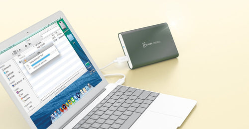 j5create JEE253 storage drive enclosure HDD enclosure Silver 2.5"