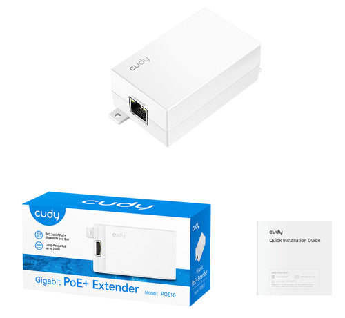 Cudy POE10 PoE adapter Gigabit Ethernet