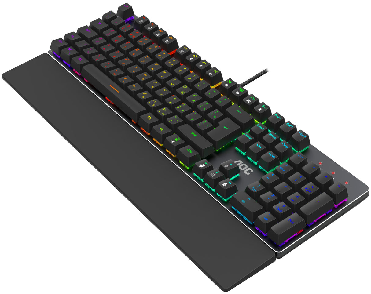 AOC GK500 keyboard Gaming USB Black