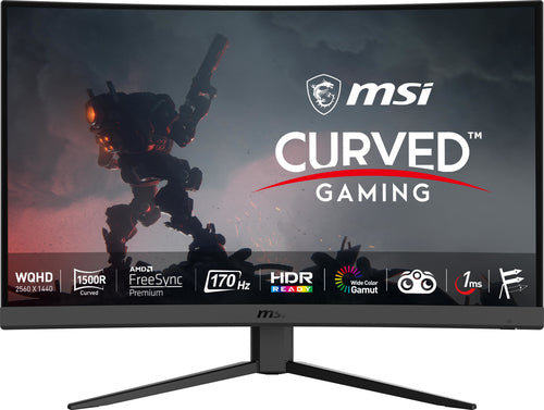 MSI Optix G32CQ4 computer monitor 80 cm (31.5") 2560 x 1440 pixels Quad HD LCD Black