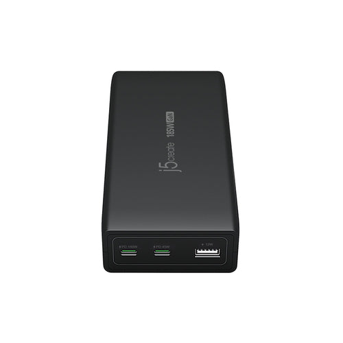 j5create JUP37185 mobile device charger Universal Black AC Fast charging Indoor