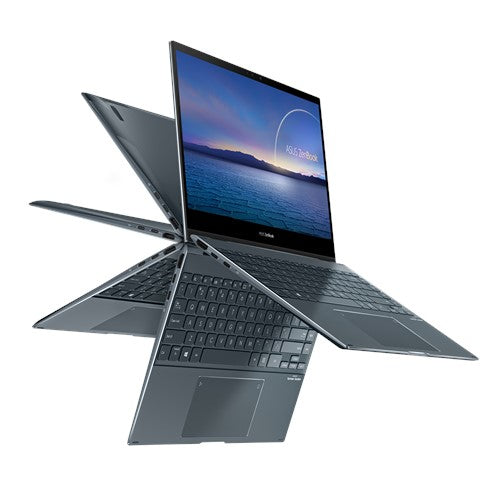 ASUS Zenbook Flip UX363JA-XB71T laptop Intel® Core™ i7 i7-1065G7 Hybrid (2-in-1) 33.8 cm (13.3") Touchscreen Full HD 16 GB LPDDR4x-SDRAM 512 GB SSD Wi-Fi 6 (802.11ax) Windows 10 Pro Grey