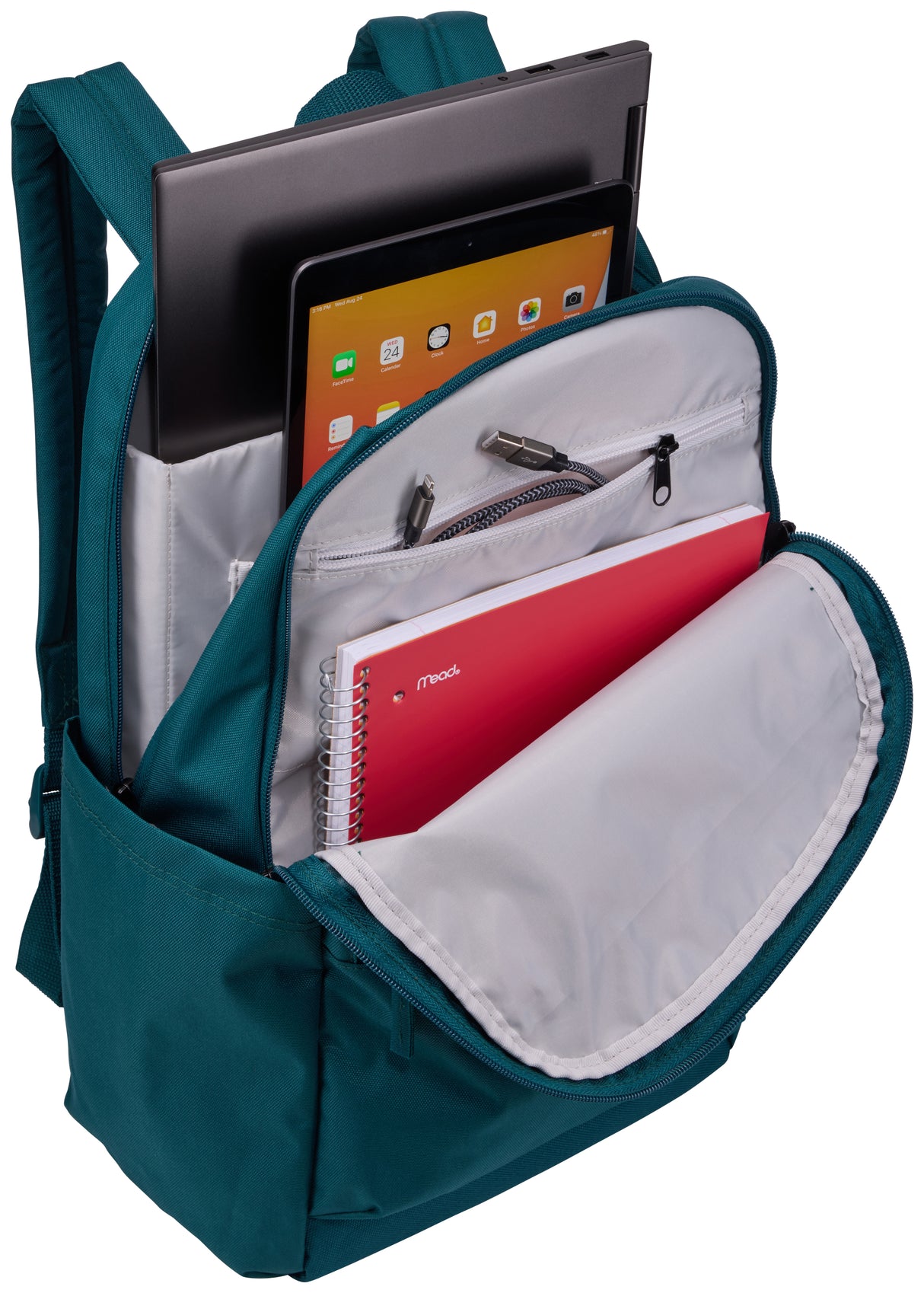Case Logic Campus CCAM3216 - Deep teal backpack Casual backpack Polyester