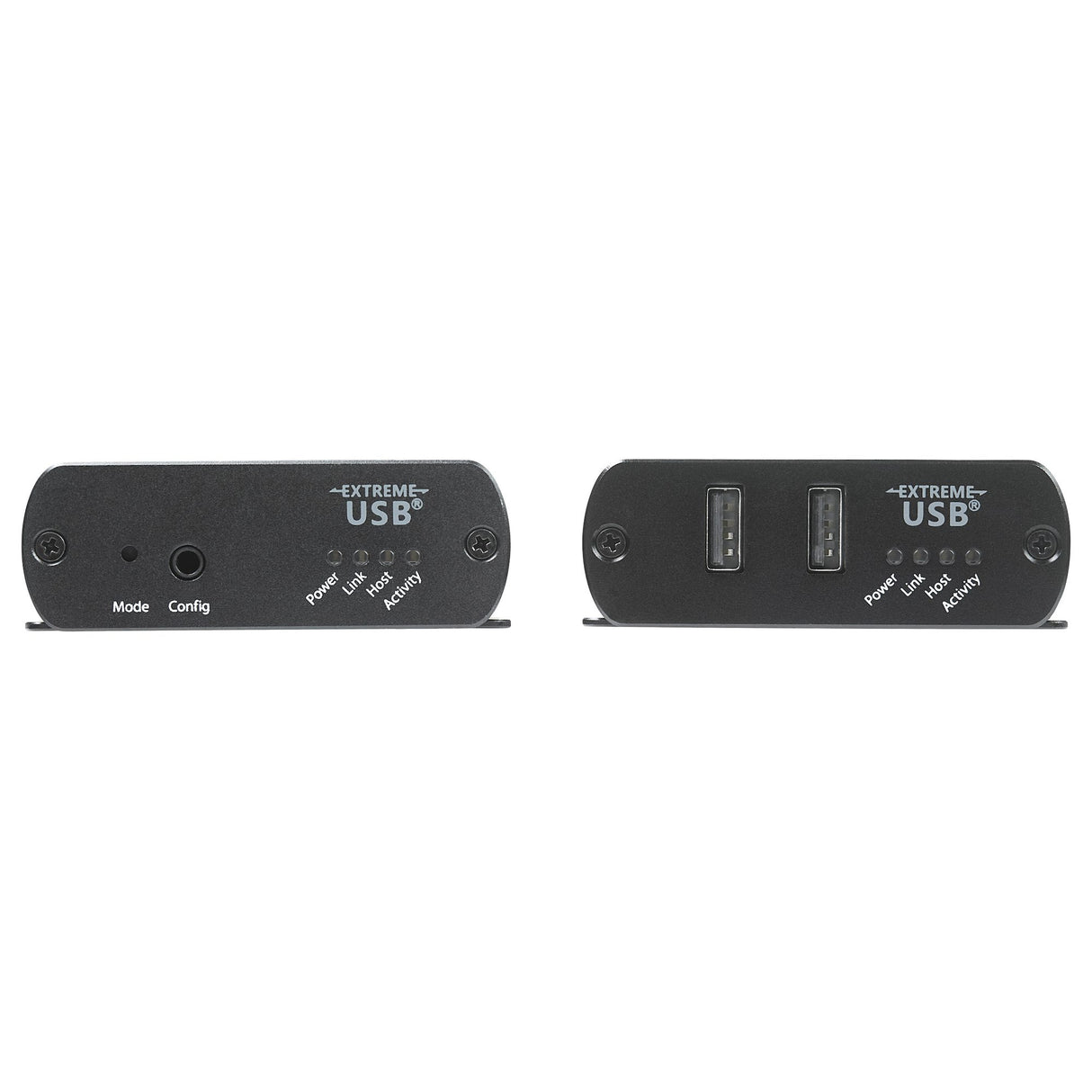 StarTech.com 2 Port USB 2.0 Extender Hub over Cat5e/Cat6 Cable (RJ45) - 330ft/100m Industrial Metal USB Extender Adapter Kit w/ ESD Protection - Externally Powered - 480 Mbps