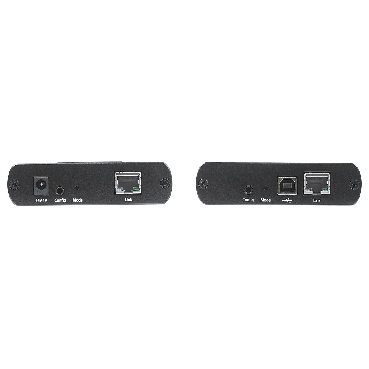 StarTech.com 4 Port USB 2.0 Extender Hub over Cat5e/Cat6 Ethernet Cable (RJ45) - 330ft/100m Industrial Metal USB Extender Adapter Kit w/ ESD Protection - Externally Powered - 480 Mbps