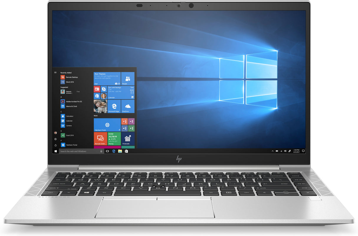 HP EliteBook 840 G7 Intel® Core™ i7 i7-10610U Ultraportable 35.6 cm (14") Touchscreen Full HD 16 GB DDR4-SDRAM 512 GB SSD Wi-Fi 6 (802.11ax) Windows 10 Pro Silver