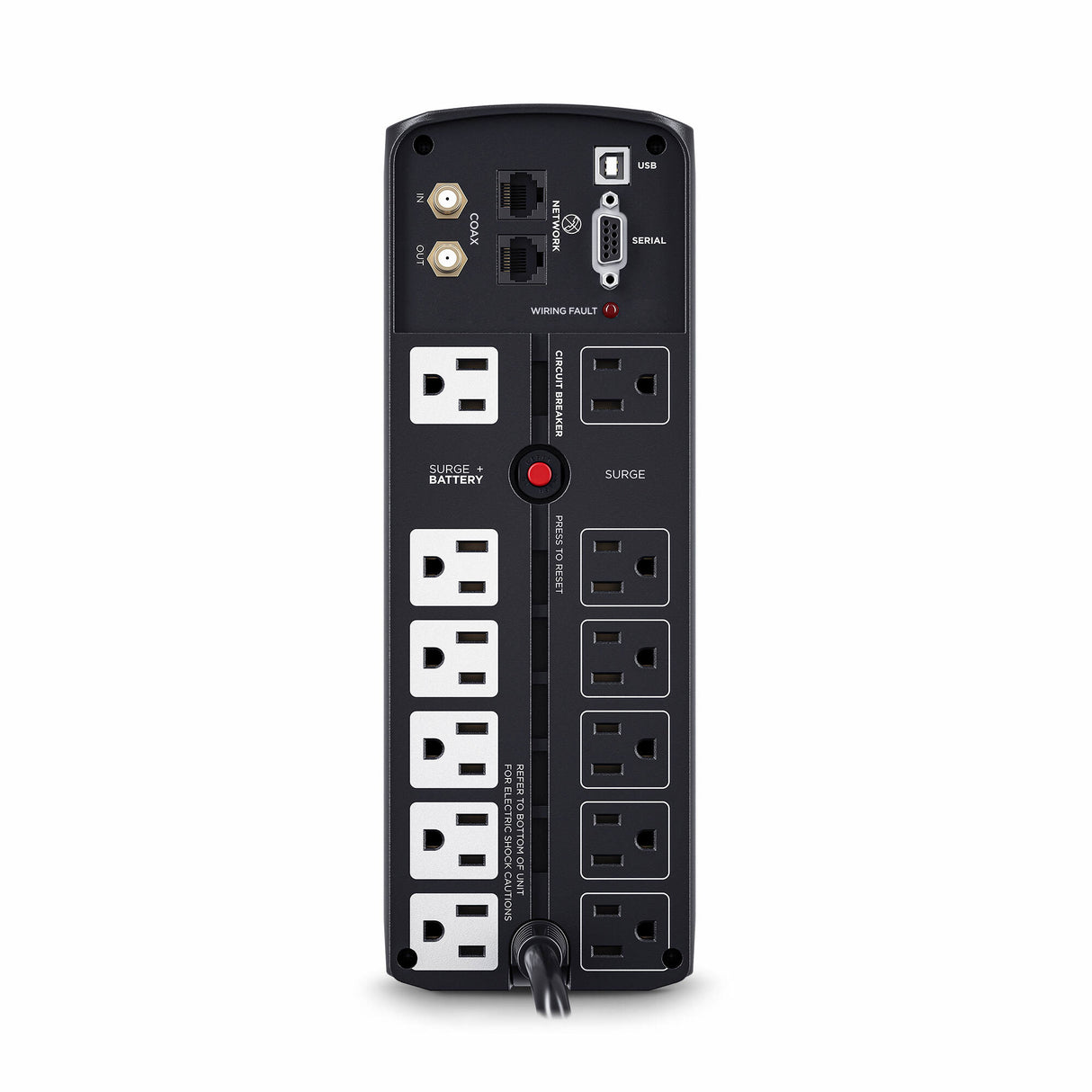 CyberPower CP1500AVRLCDTAA uninterruptible power supply (UPS) Line-Interactive 1.5 kVA 900 W 12 AC outlet(s)