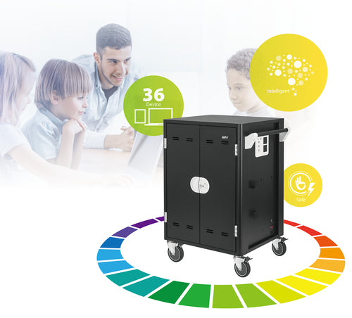AVer C36i+ Black Laptop/Tablet Multimedia cart/trolley