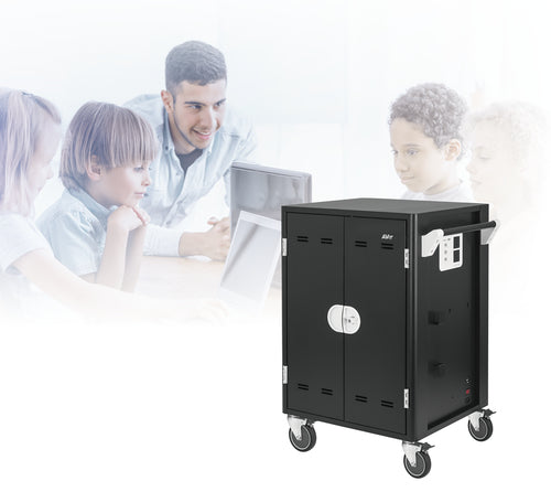 AVer C36i+ Black Laptop/Tablet Multimedia cart/trolley