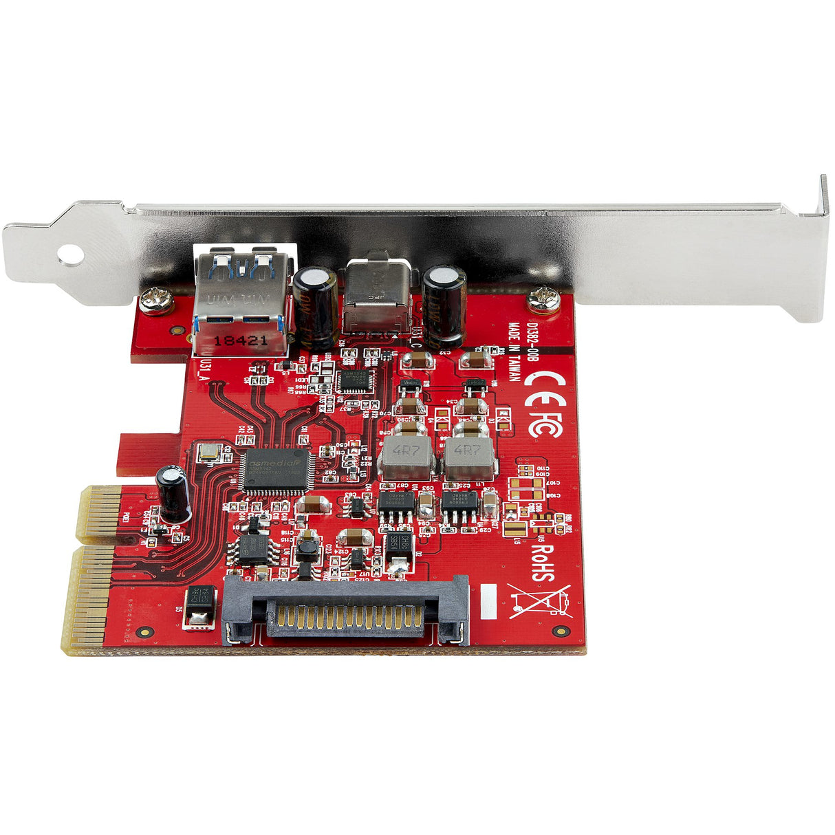 StarTech.com 2-Port 10Gbps USB-A & USB-C PCIe Card - USB 3.2 Gen 2 PCI Express Type C/A Host Controller Card Adapter - USB 3.2 Gen 2 PCIe Expansion Add-On Card - Windows, macOS, Linux - TAA
