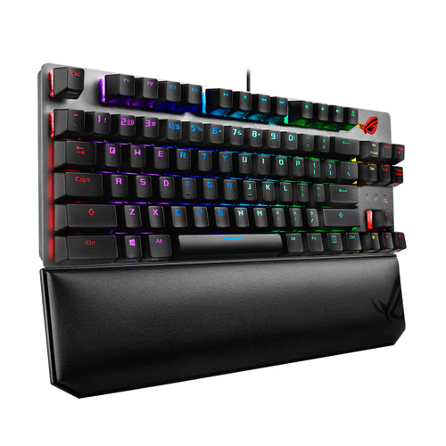 ASUS X801 STRIX SCOPE TKL D/RD/US keyboard Gaming USB QWERTY US English Black, Grey