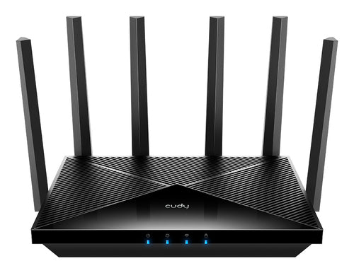 Cudy WR11000 wireless router 2.5 Gigabit Ethernet Tri-band (2.4 GHz / 5 GHz / 6 GHz) Black