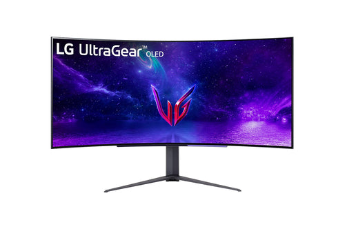 LG 45GR95QE-B computer monitor 113 cm (44.5") 3440 x 1440 pixels Wide Quad HD OLED Black