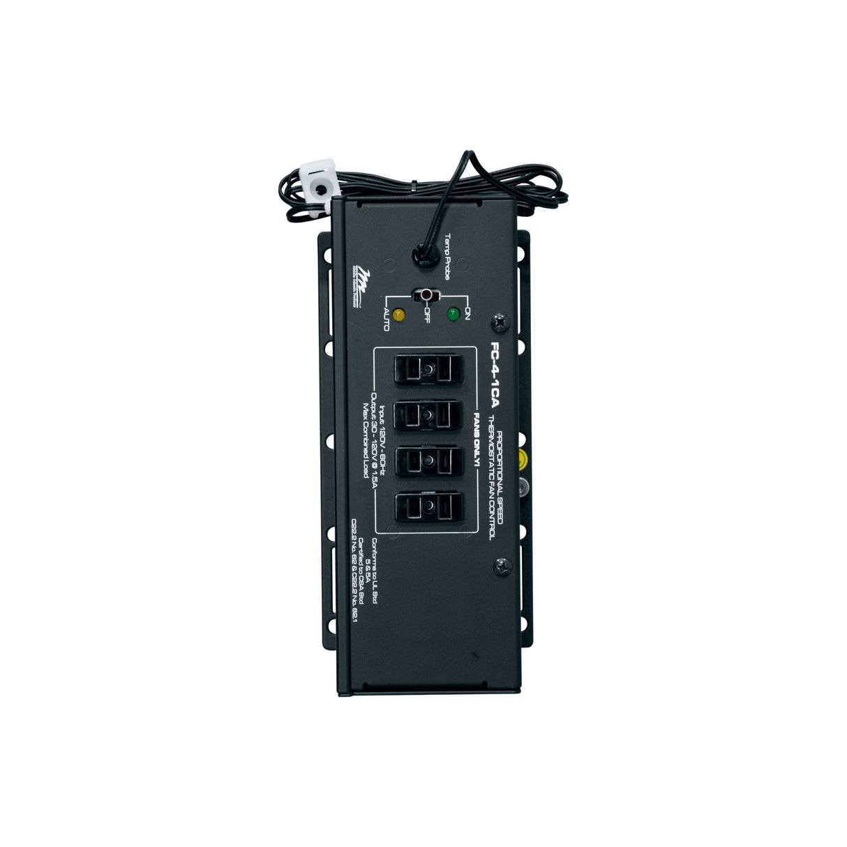 Middle Atlantic Thermostatic Fan Controller, 4 fans