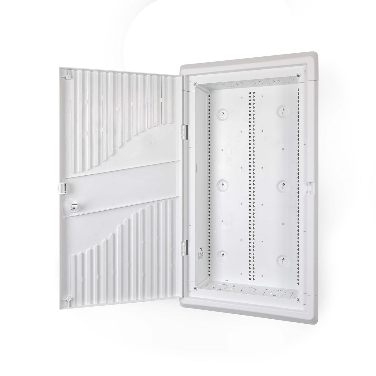 StarTech.com 28-Inch Wall-Mount Media Enclosure, Cable Management Box for Network Distribution, Structured Media Enclosure, Mounting Fixtures/Modules Included
