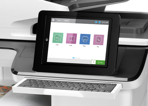 HP Color LaserJet Enterprise Flow LaserJet Enterprise Flow M776z Wireless Multifunction Color Printer, Copier, Scanner; Duplex