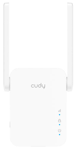 Cudy RE1200 network extender Network repeater White 10, 100 Mbit/s
