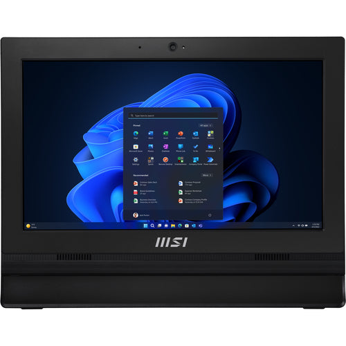 MSI PRO AP162T ADL-020US All-in-One PC/workstation Intel® N N100 39.6 cm (15.6") 1920 x 1080 pixels Touchscreen 4 GB DDR4-SDRAM 128 GB SSD Windows 11 Pro Wi-Fi 5 (802.11ac) Black