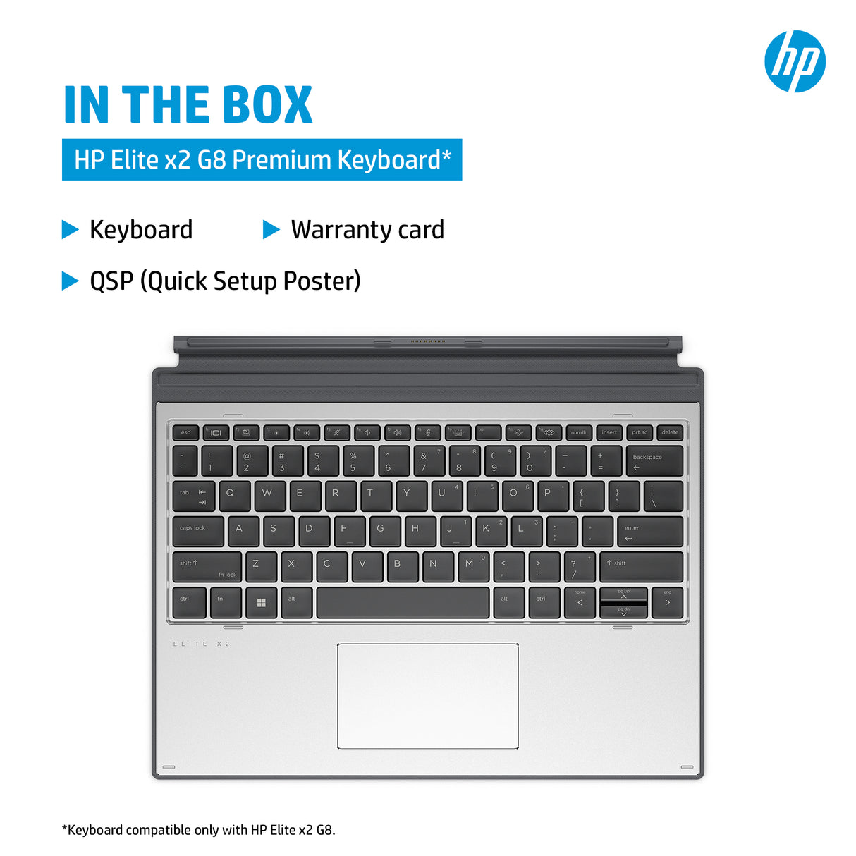 HP Elite x2 G8 Premium Keyboard
