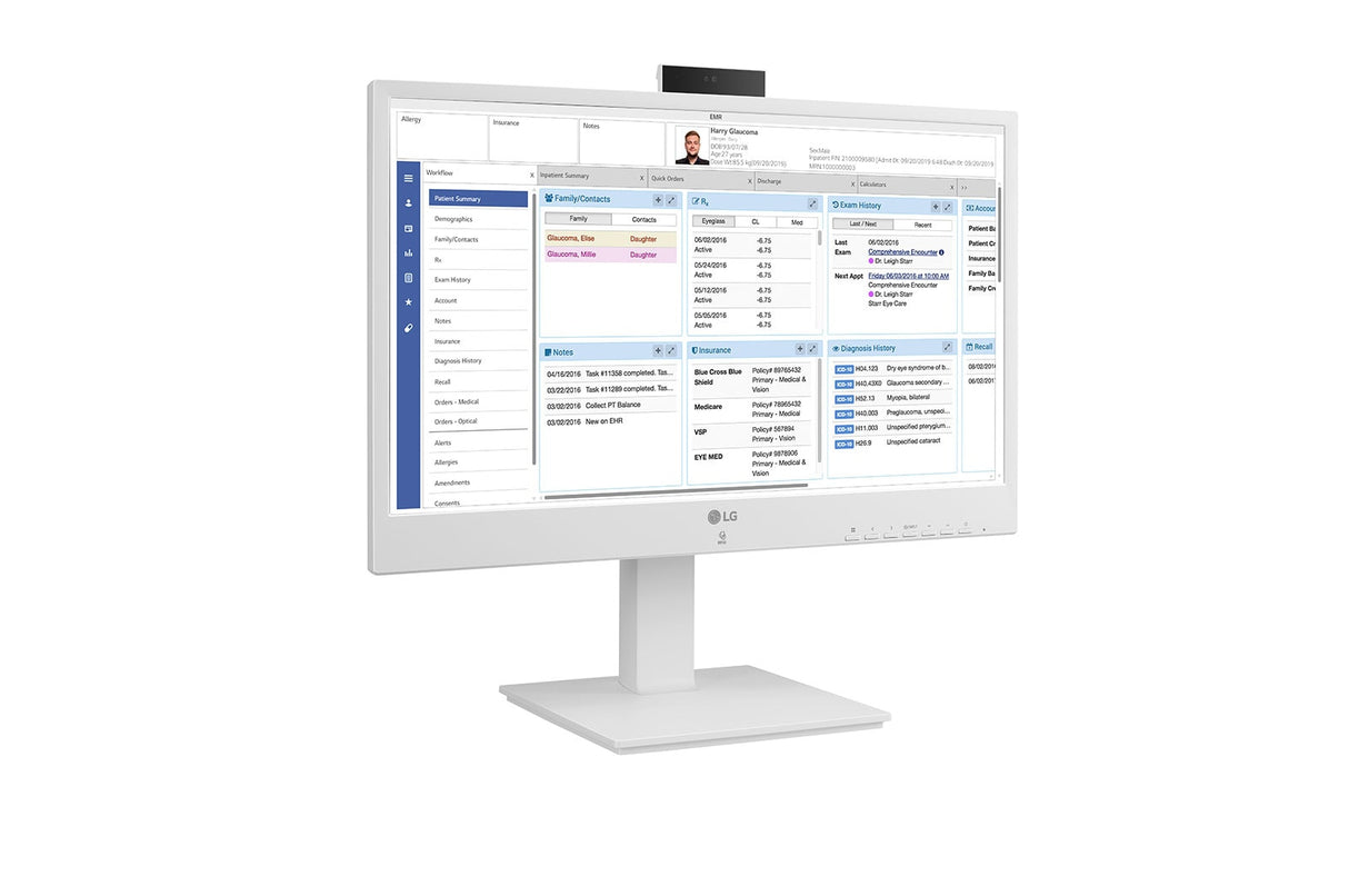 LG 24CR670NK6N All-in-One PC/workstation Intel® Celeron® N5105 60.5 cm (23.8") 1920 x 1080 pixels All-in-One thin client 4 GB 16 GB eMMC Wi-Fi 6 (802.11ax) White