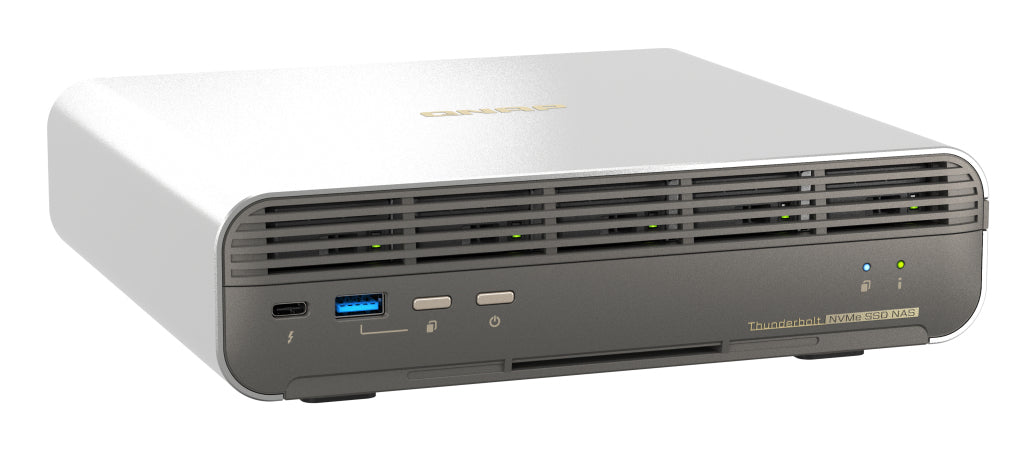 QNAP TBS-h574TX NAS Compact Intel® Core™ i5 i5-1235U 16 GB 0 TB QNAP QTS Black, Grey