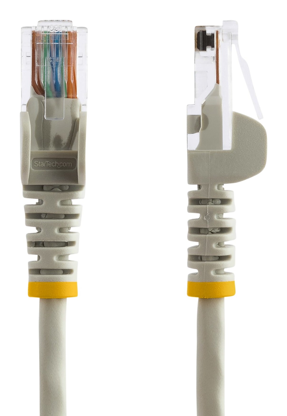 StarTech.com Cat5e Patch Cable with Snagless RJ45 Connectors - 1 ft, Gray