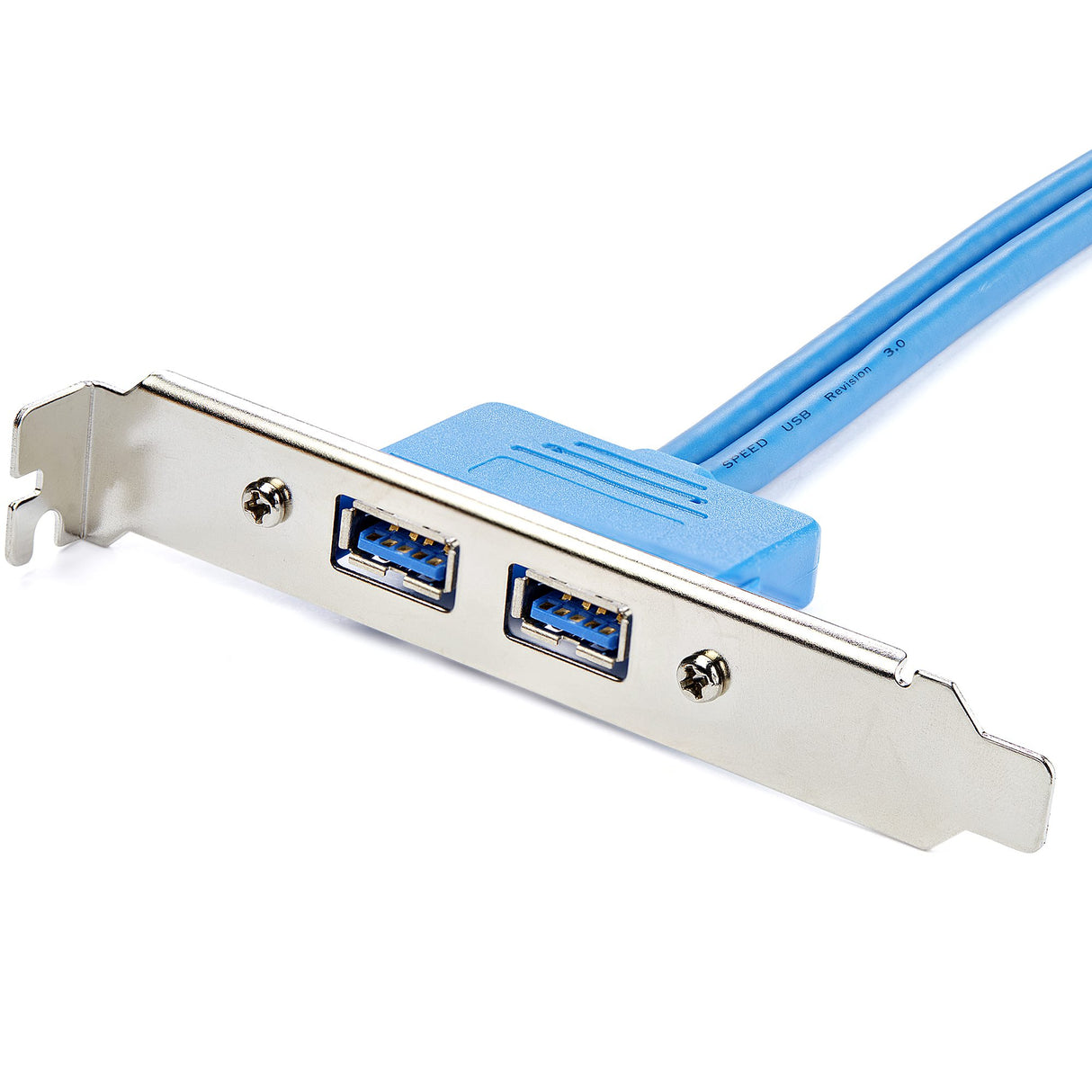 StarTech.com 2 Port USB 3.0 (5Gbps) A Female Slot Plate Adapter