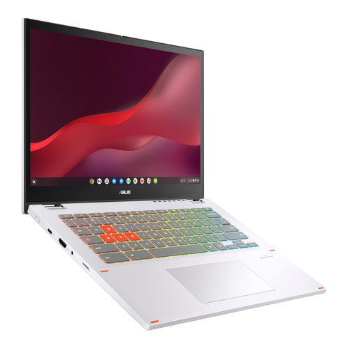 ASUS Chromebook Vibe CX34 Flip CX3401FBA-DS31T-CB Intel® Core™ i3 i3-1215U 35.6 cm (14") Touchscreen WUXGA 8 GB LPDDR4x-SDRAM 128 GB SSD Wi-Fi 6E (802.11ax) ChromeOS White