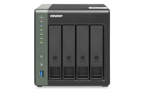 QNAP TS-431X3 NAS Tower Annapurna Labs AL314 4 GB DDR3 0 TB QNAP Turbo System Black