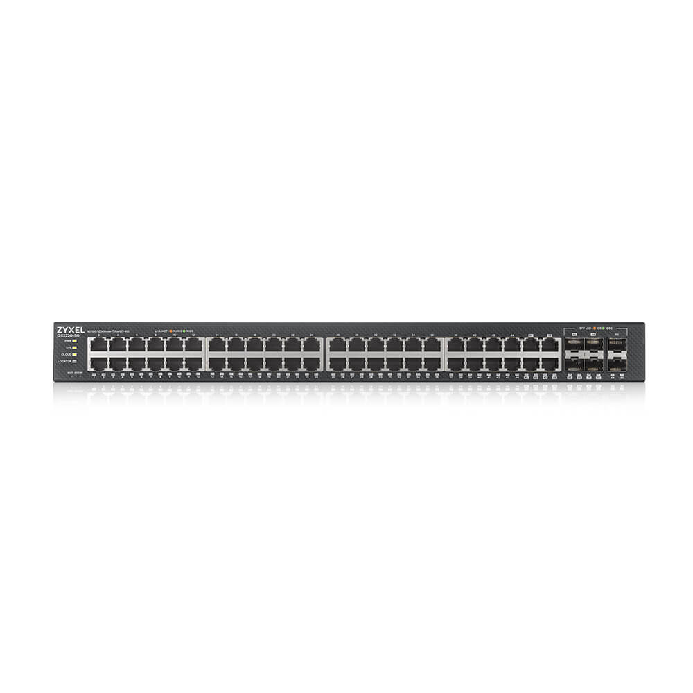 Zyxel GS2220-50-EU0101F network switch Managed L2 Gigabit Ethernet (10/100/1000) Black