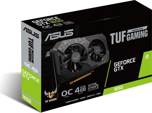 ASUS TUF Gaming TUF-GTX1650-O4GD6-P-GAMING NVIDIA GeForce GTX 1650 4 GB GDDR6