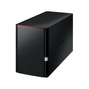 Buffalo LinkStation 220 NAS Desktop Marvell Armada 370 0.256 GB DDR3 12 TB HDD Black