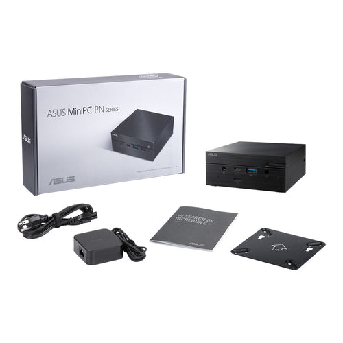 ASUS PN PN62S-B5287ZD0 PC/workstation Intel® Core™ i5 i5-10210U 8 GB DDR4-SDRAM 256 GB SSD Windows 10 Pro Mini PC Black