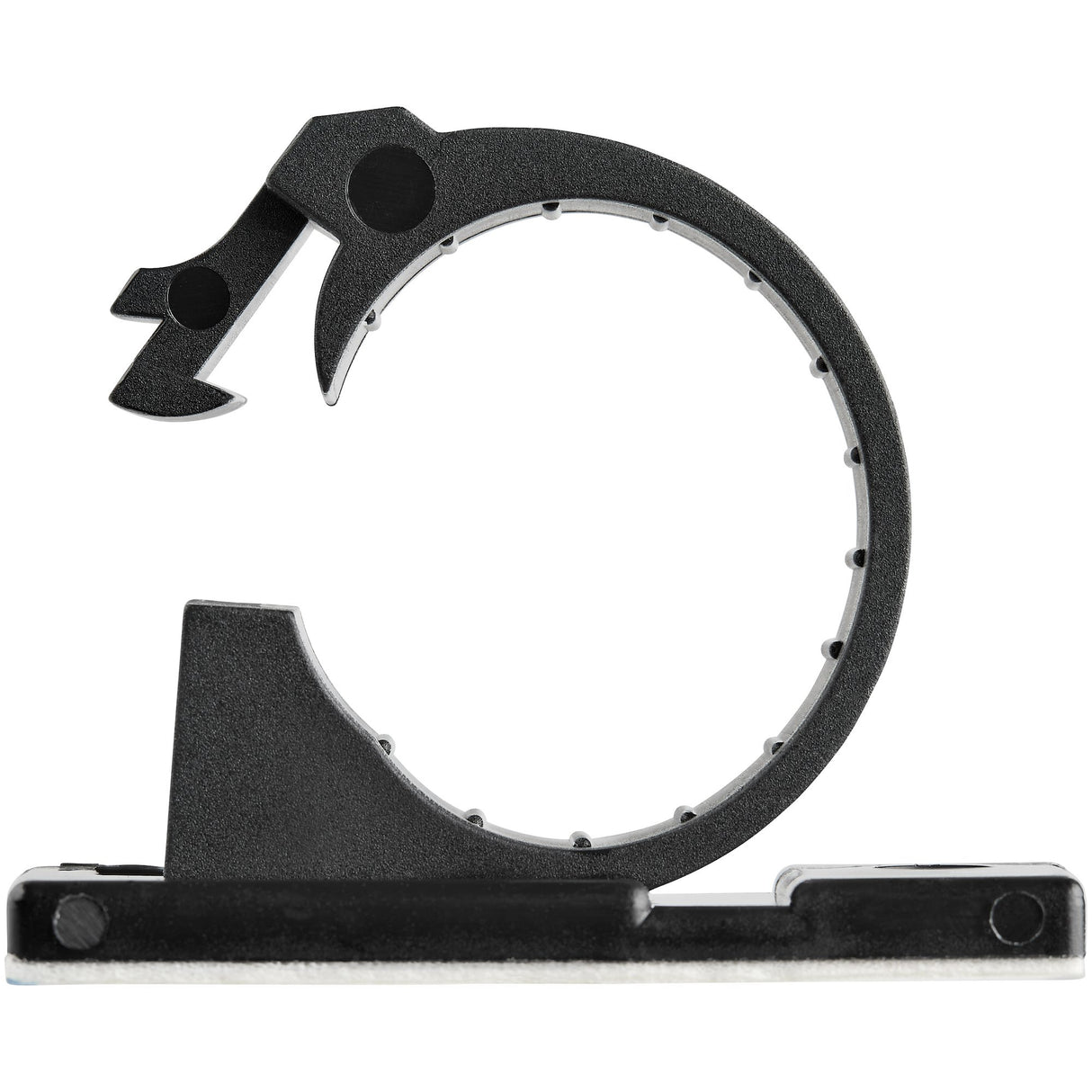 StarTech.com 100 Adhesive Cable Management Clips Black - Network/Ethernet/Office Desk/Computer Cord Organizer - Sticky Cable/Wire Holders - Nylon Self Adhesive Clamp UL/94V-2 Fire Rated - TAA