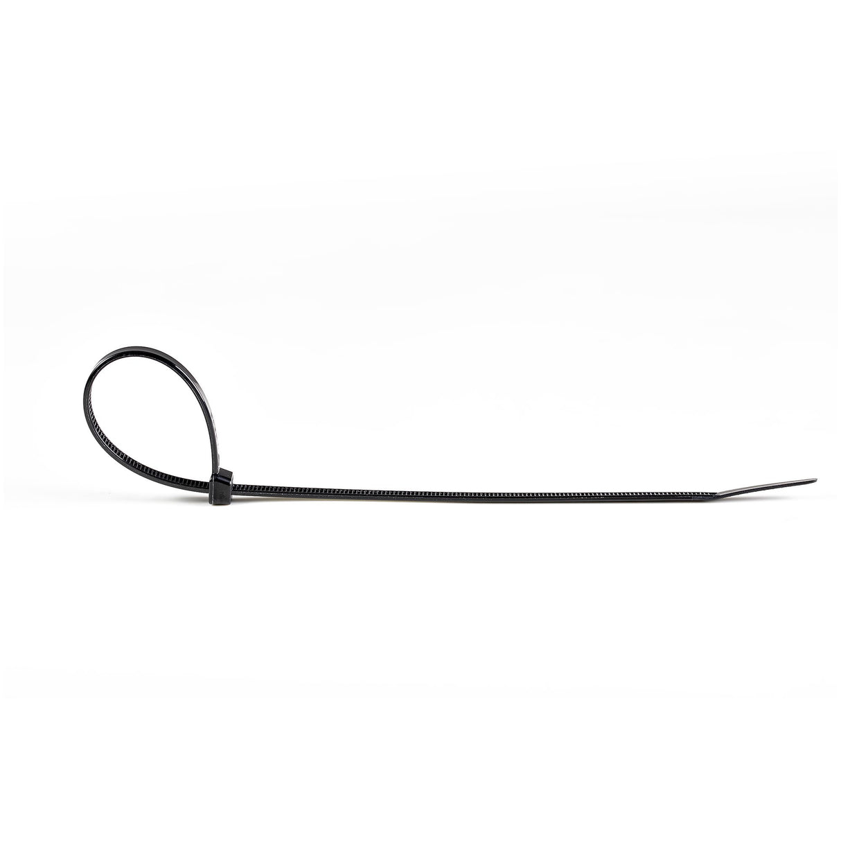 StarTech.com 10"(25cm) Cable Ties - 1/8"(4mm) wide, 2-5/8"(68mm) Bundle Diameter, 50lb(22kg) Tensile Strength, Nylon Self Locking Zip Ties w/ Curved Tip - 94V-2/UL Listed, 100 Pack - Black - TAA