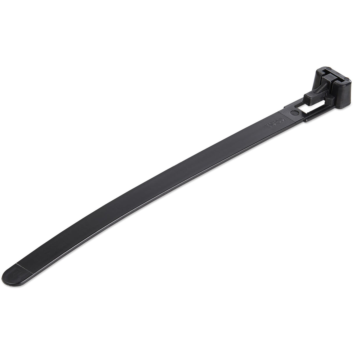 StarTech.com 5"(12cm) Reusable Cable Ties - 1/4"(7mm) wide, 1-1/8"(30mm) Bundle Dia. 50lb(22kg) Tensile Strength, Releasable Nylon Ties, Indoor/Outdoor, 94V-2/UL Listed, 100 Pack - Black - TAA