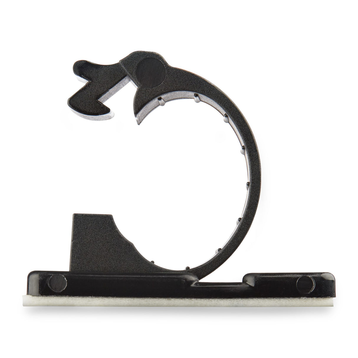 StarTech.com 100 Adhesive Cable Management Clips Black - Network/Ethernet/Office Desk/Computer Cord Organizer - Sticky Cable/Wire Holders - Nylon Self Adhesive Clamp UL/94V-2 Fire Rated - TAA