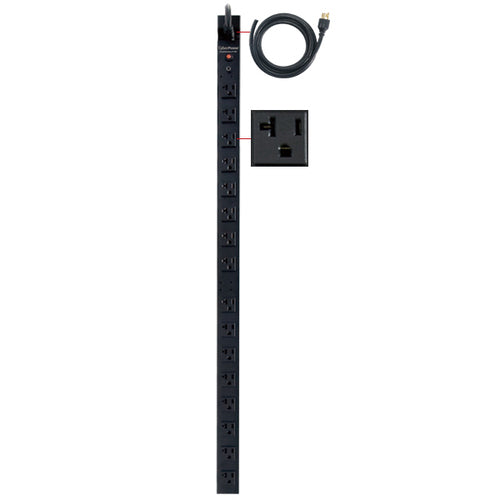 CyberPower PDU20BVT16F power distribution unit (PDU) 16 AC outlet(s) 0U Black