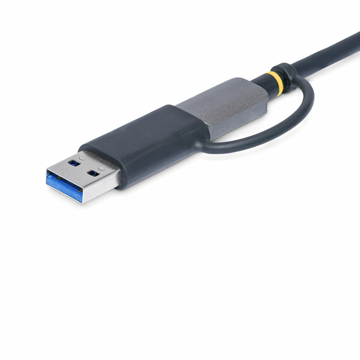 StarTech.com USB 3.0 Multi-Media Memory Card Reader, SD/microSD/CompactFlash Card Reader, Portable USB 5Gbps Card Adapter, External USB-C Card Reader with Attached USB-A Adapter - Works with Any Operating System
