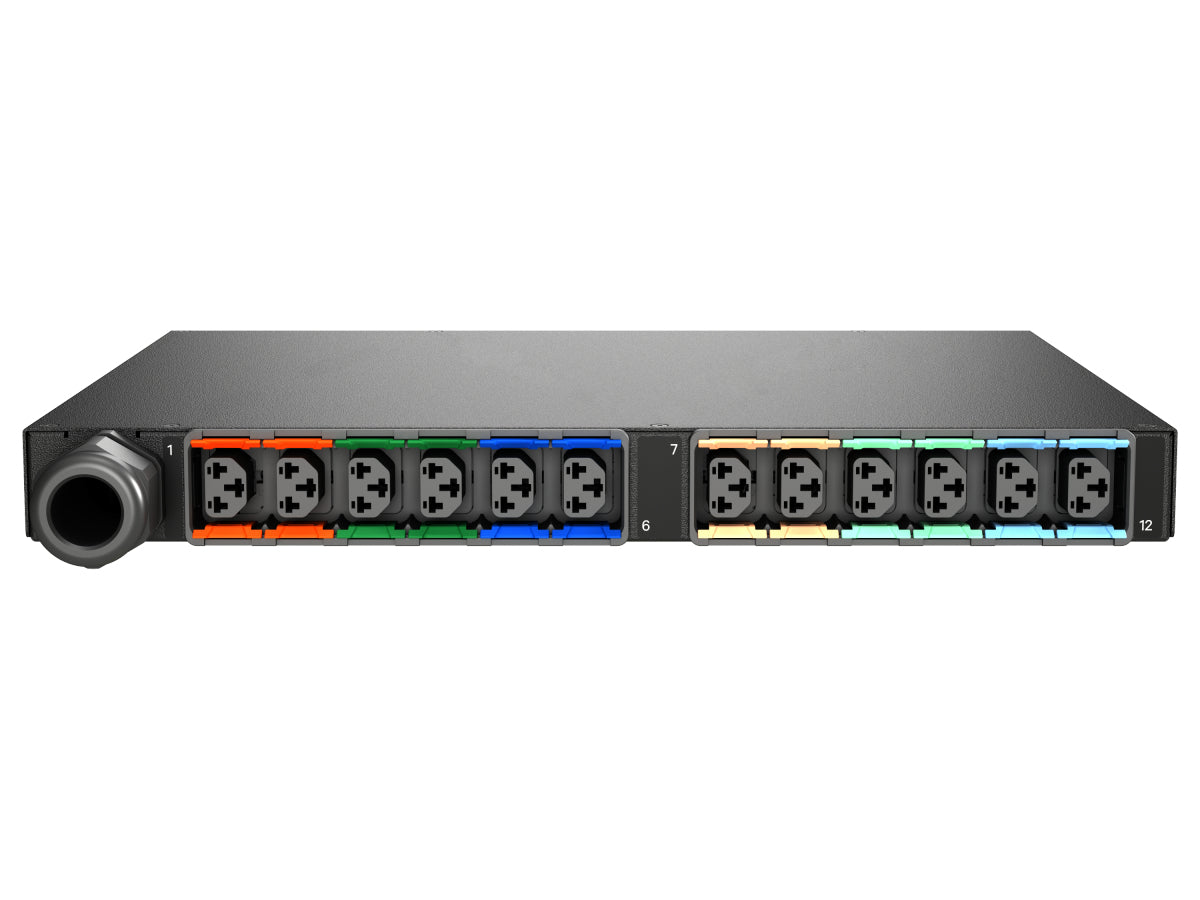 Vertiv Geist MNR5M1R6-12CF13-3TL56A0H10-S power distribution unit (PDU) 12 AC outlet(s) 0U Black