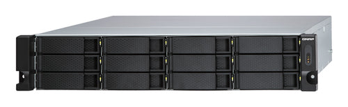QNAP TL-R1200S-RP storage drive enclosure HDD/SSD enclosure Black, Grey 2.5/3.5"